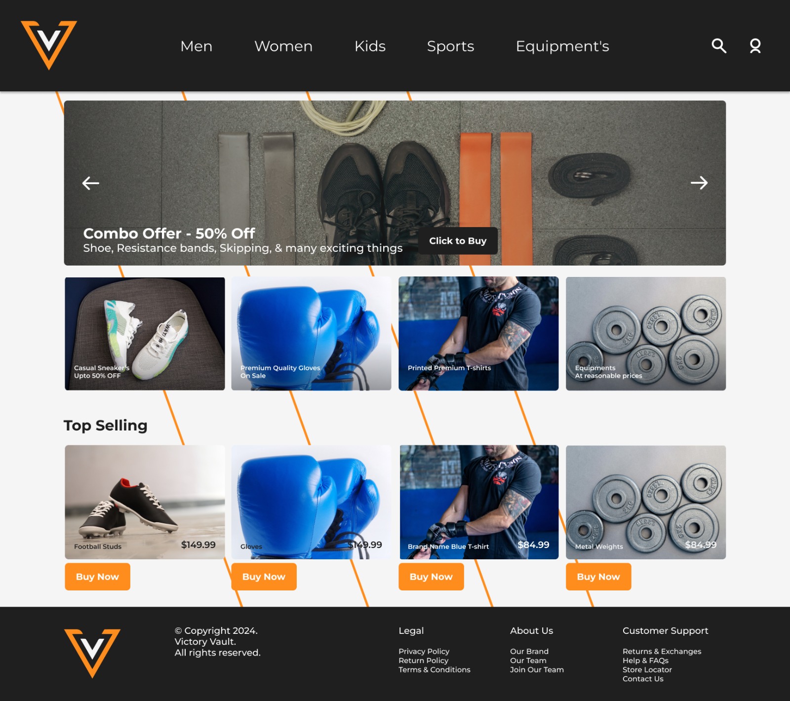 Victory Vault E-Commerce